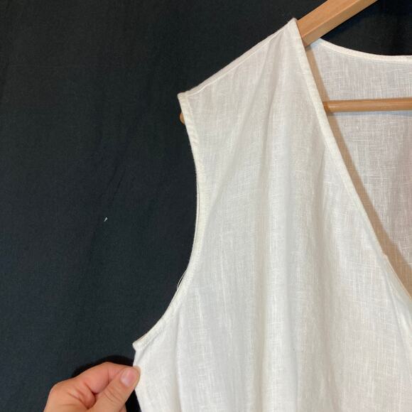 Vince Camuto Cream Sleeveless Jumpsuit - Picture 8 of 13